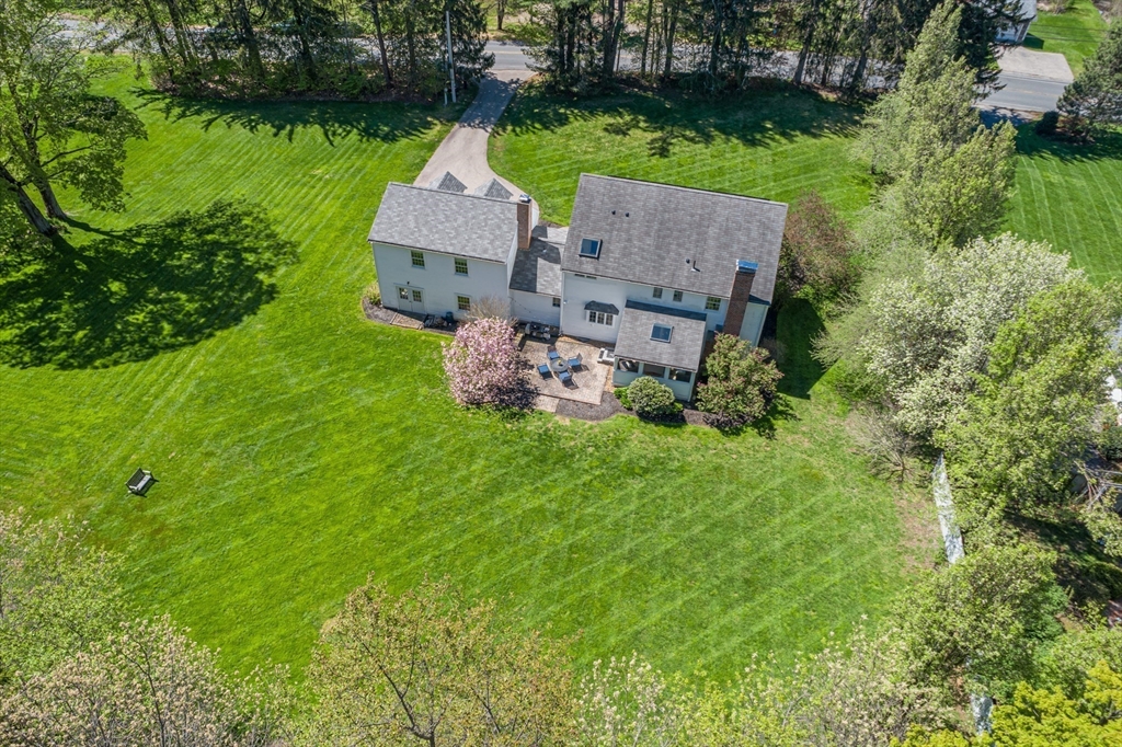 53 South Hampton Road Amesbury, MA 01913 - Photo 5 of 39 an aerial view of a house with garden space and street view