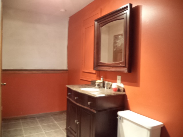 17529 Burr Oak Road Capron, IL 61012 - Photo 11 of 21 a bathroom with a sink and a mirror