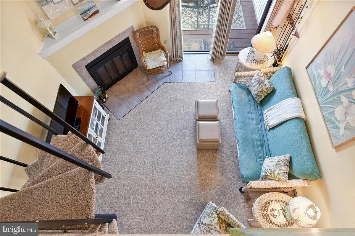 616 Salt Spray Road Ocean City, MD 21842 - Photo 24 of 40 LOFT VIEW to LIVING AREAS