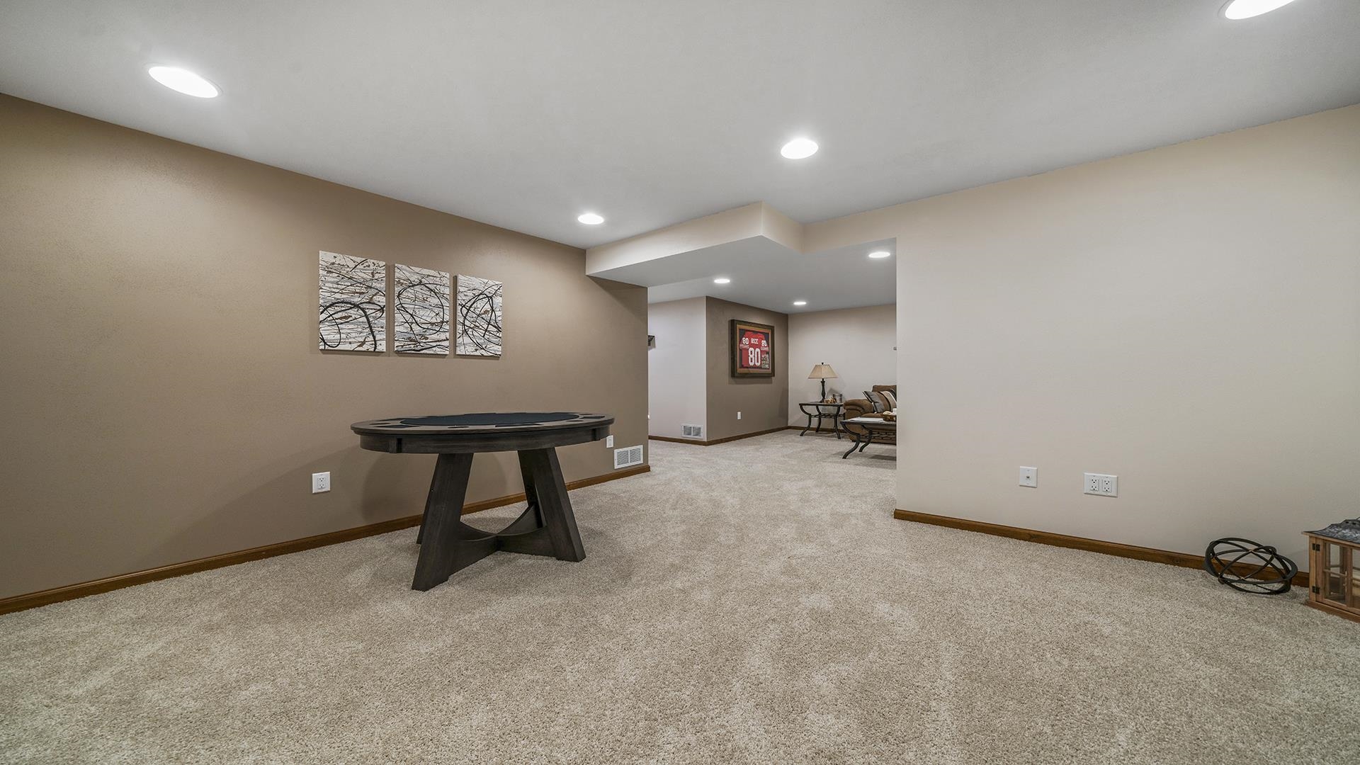 503 Sunset Drive Polo, IL 61064 - Photo 23 of 34 a view of a room with a table and a painting on the wall