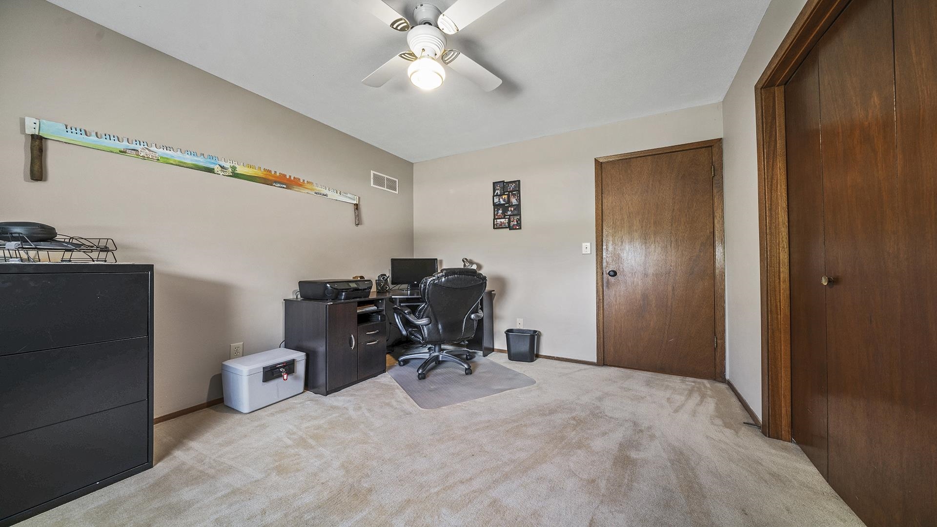 503 Sunset Drive Polo, IL 61064 - Photo 9 of 34 a view of a workspace with furniture and a window