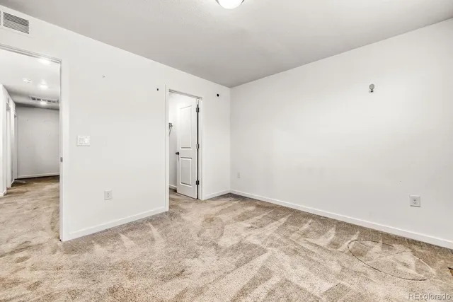 a view of an empty room