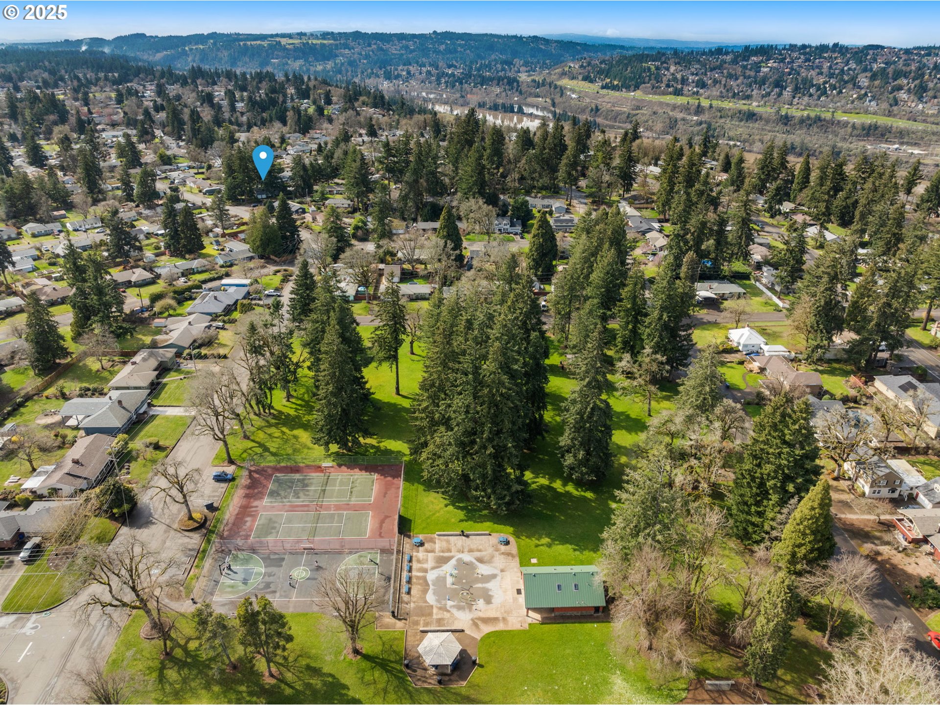 303 Cherry Avenue Oregon City, OR 97045 - Photo 30 of 30 an aerial view of a houses with a yard