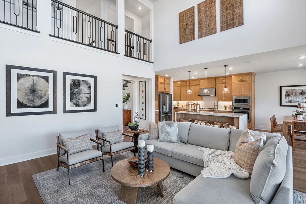 1509 Caylea Blf Lane Georgetown, TX 78628 - Photo 6 of 30 a living room with furniture and a dining table