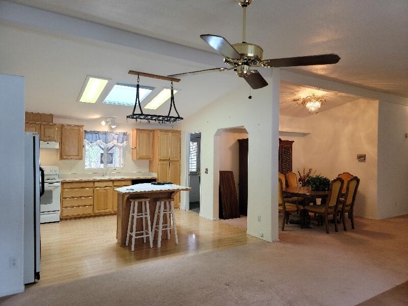 1831 Terret Road La Pine, OR 97739 - Photo 16 of 49 vaulted ceiling allows for overhead fan/light. easy flow from room to room.