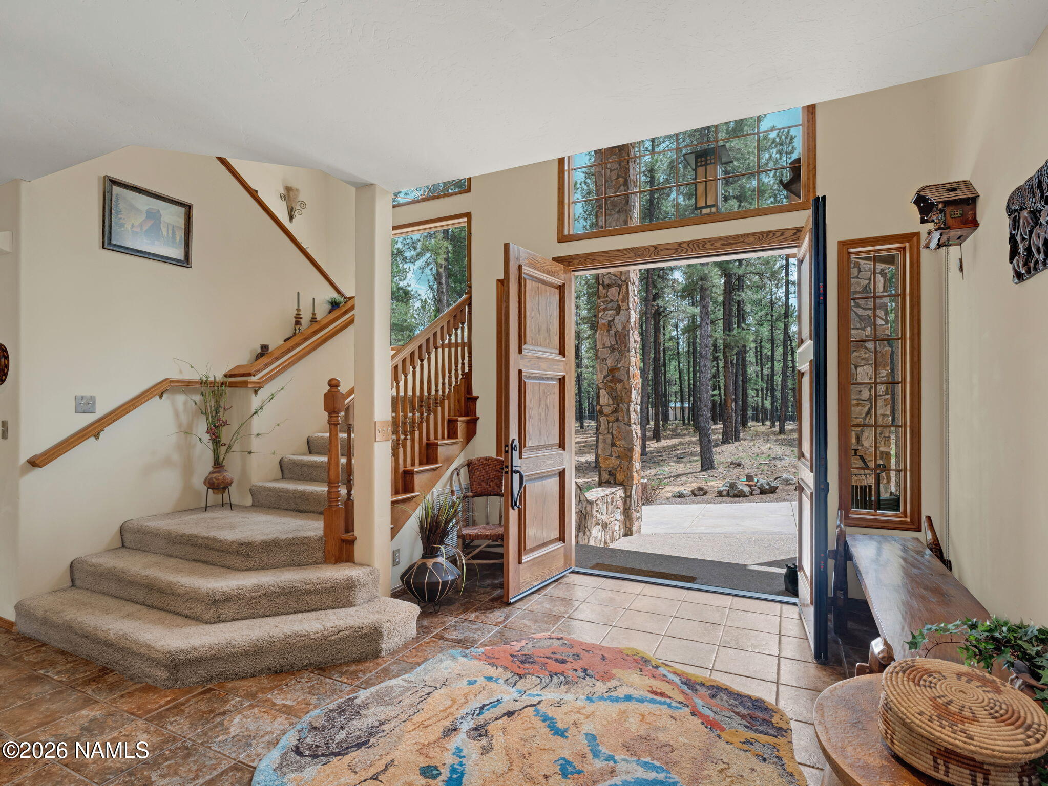 5415 North Fort Valley Road Flagstaff, AZ 86001 - Photo 9 of 64 a view of entryway and hall with wooden floor