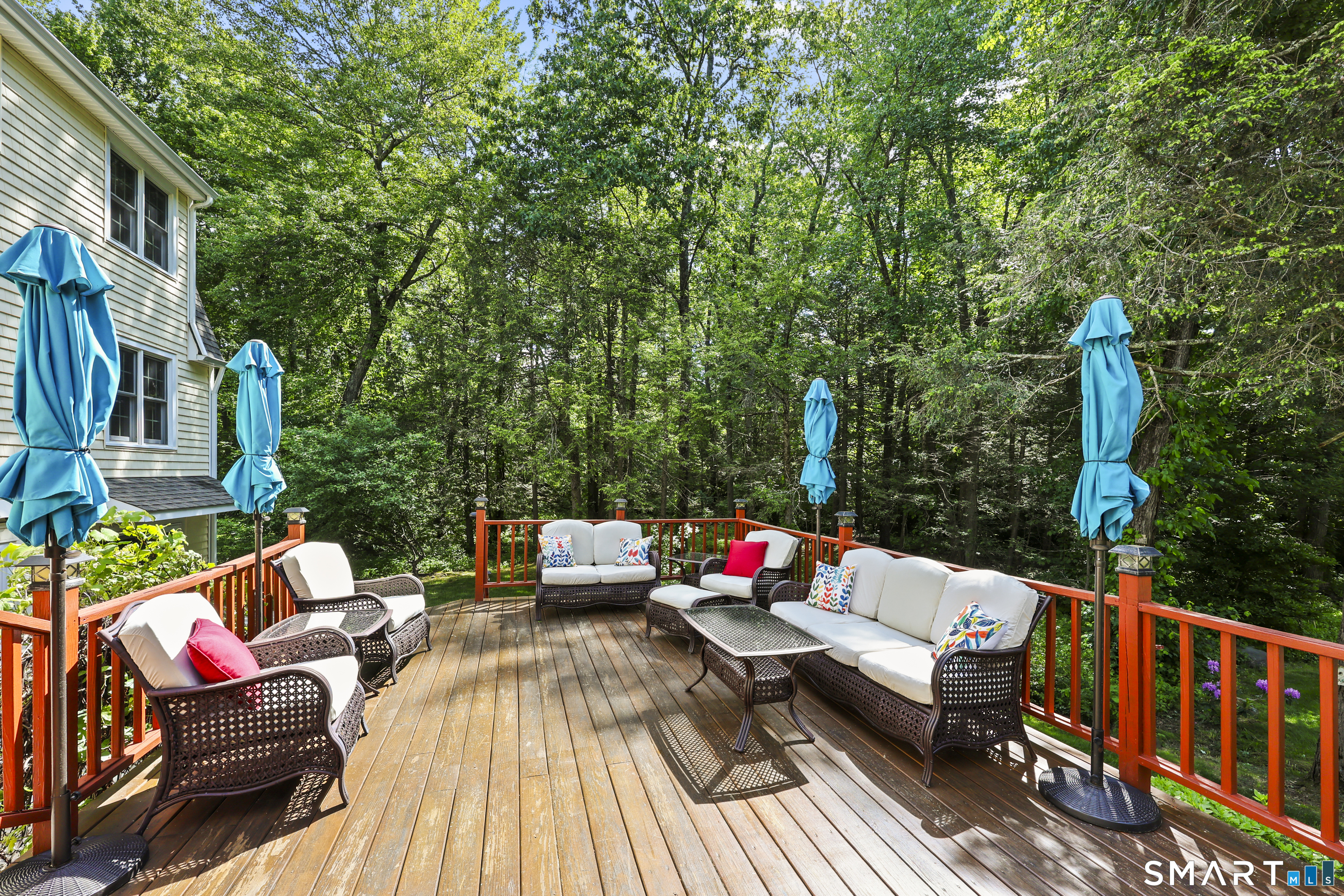 17 Briar Hill Road Avon, CT 06001 - Photo 25 of 38 Recently stained with pressure treated wood the lower level is 23'4" by 15'6" and includes the deck furniture with the sale.
