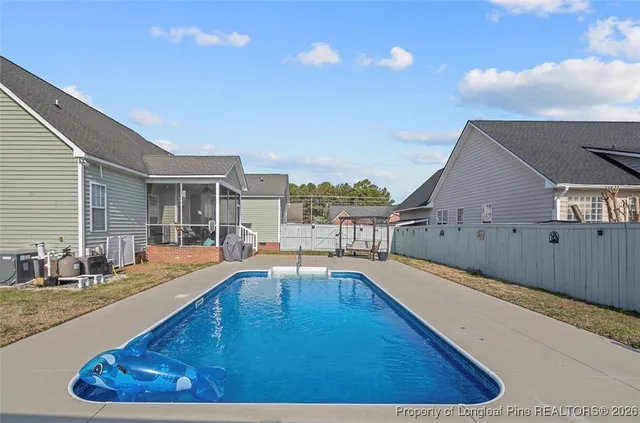 a view of a house with pool