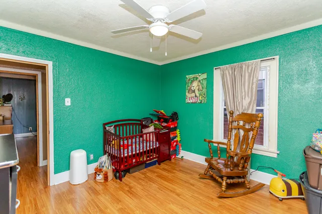 a room with furniture and a window