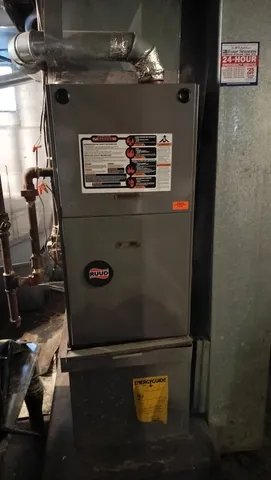 a close view of water heater
