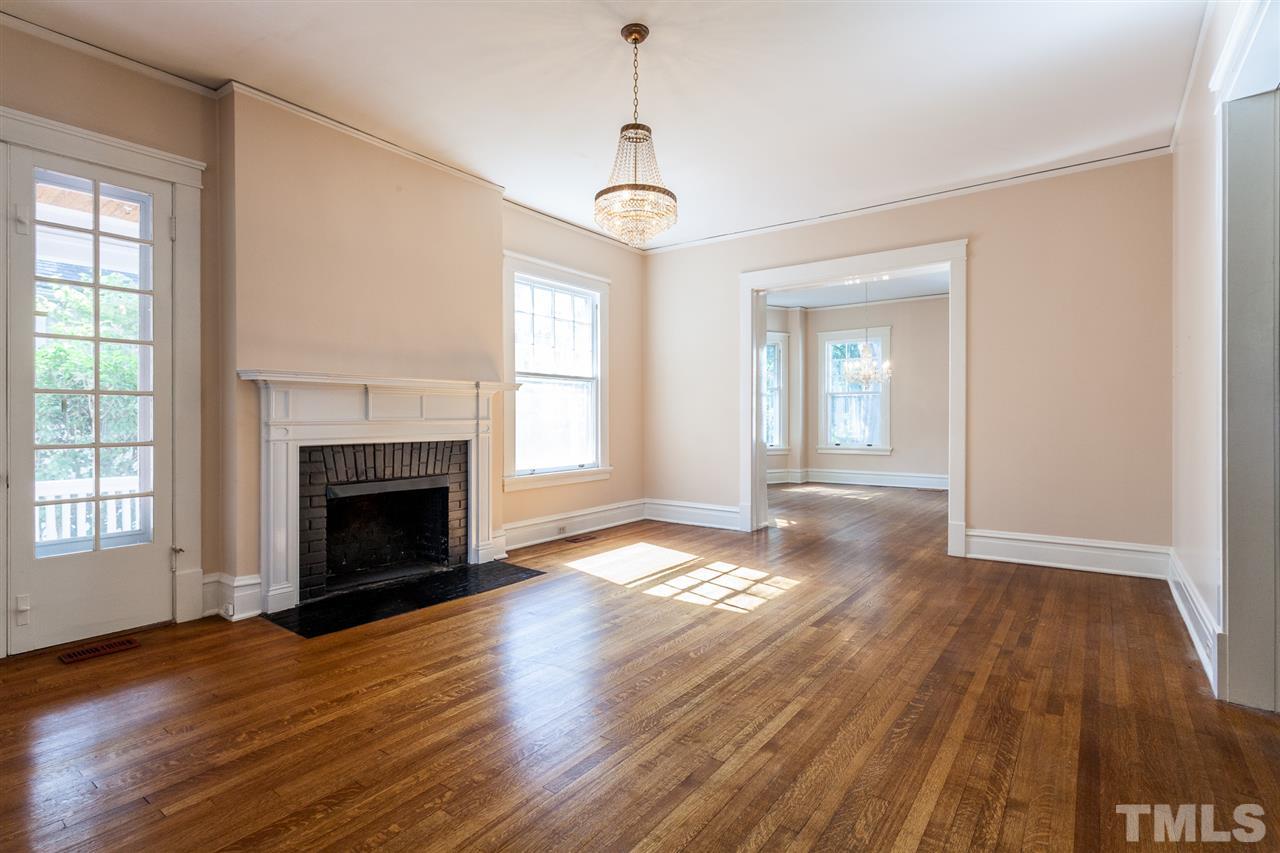 117 Forest Road Raleigh, NC 27605 - Photo 5 of 30 Hardwood Floors and Crown Molding