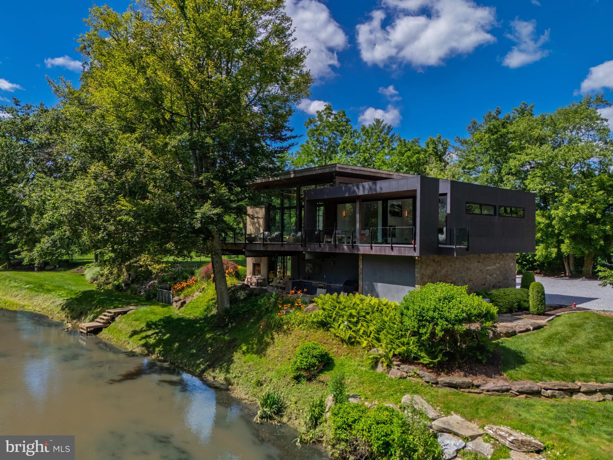 1574 Camp Linden Road West Chester, PA 19382 - Photo 1 of 61 Custom built creekside contemporary home