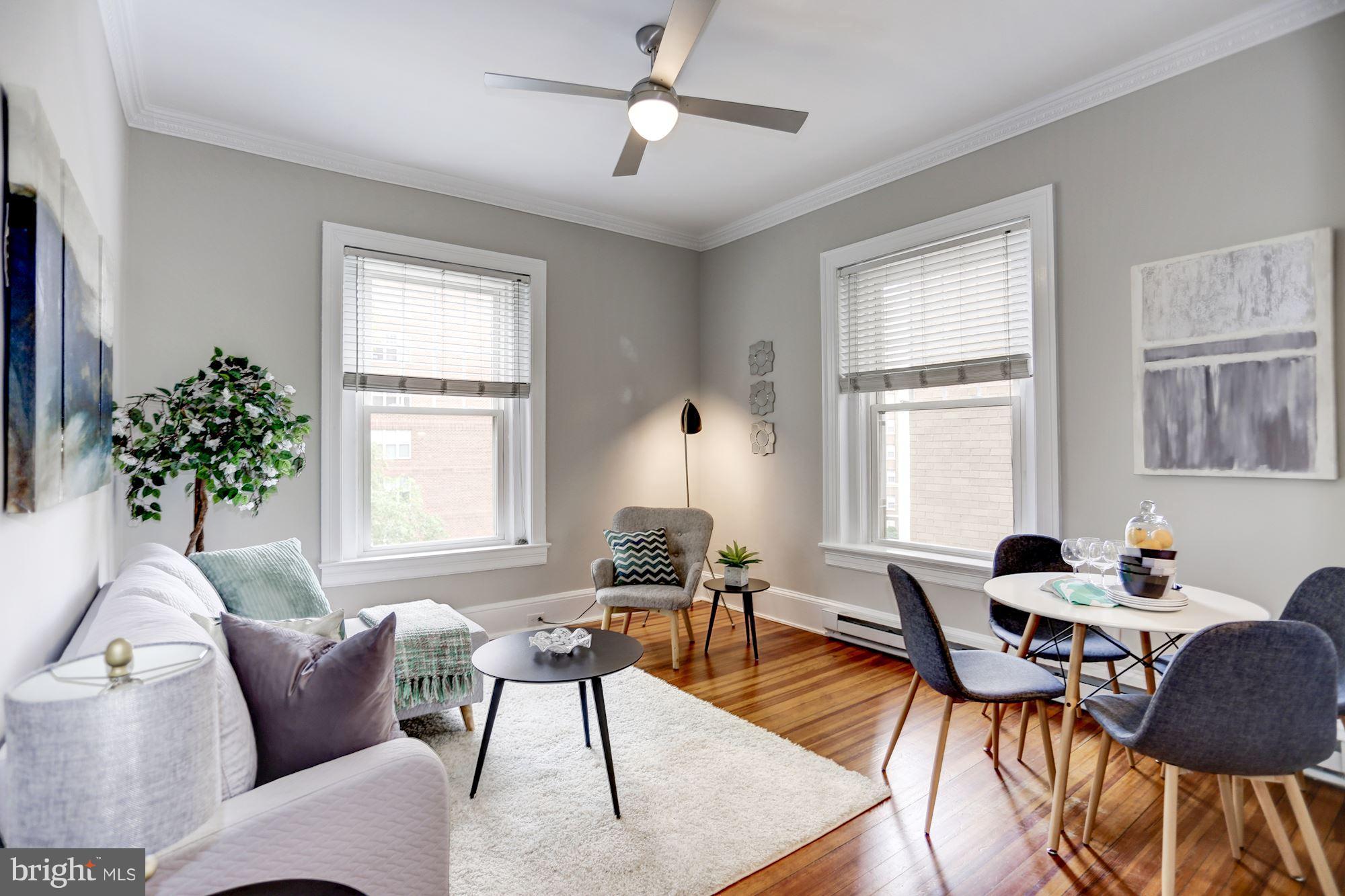 1322 15th Street Northwest, Unit 32 Washington, DC 20005 - Photo 6 of 20 Living/Dining Room with two exposures