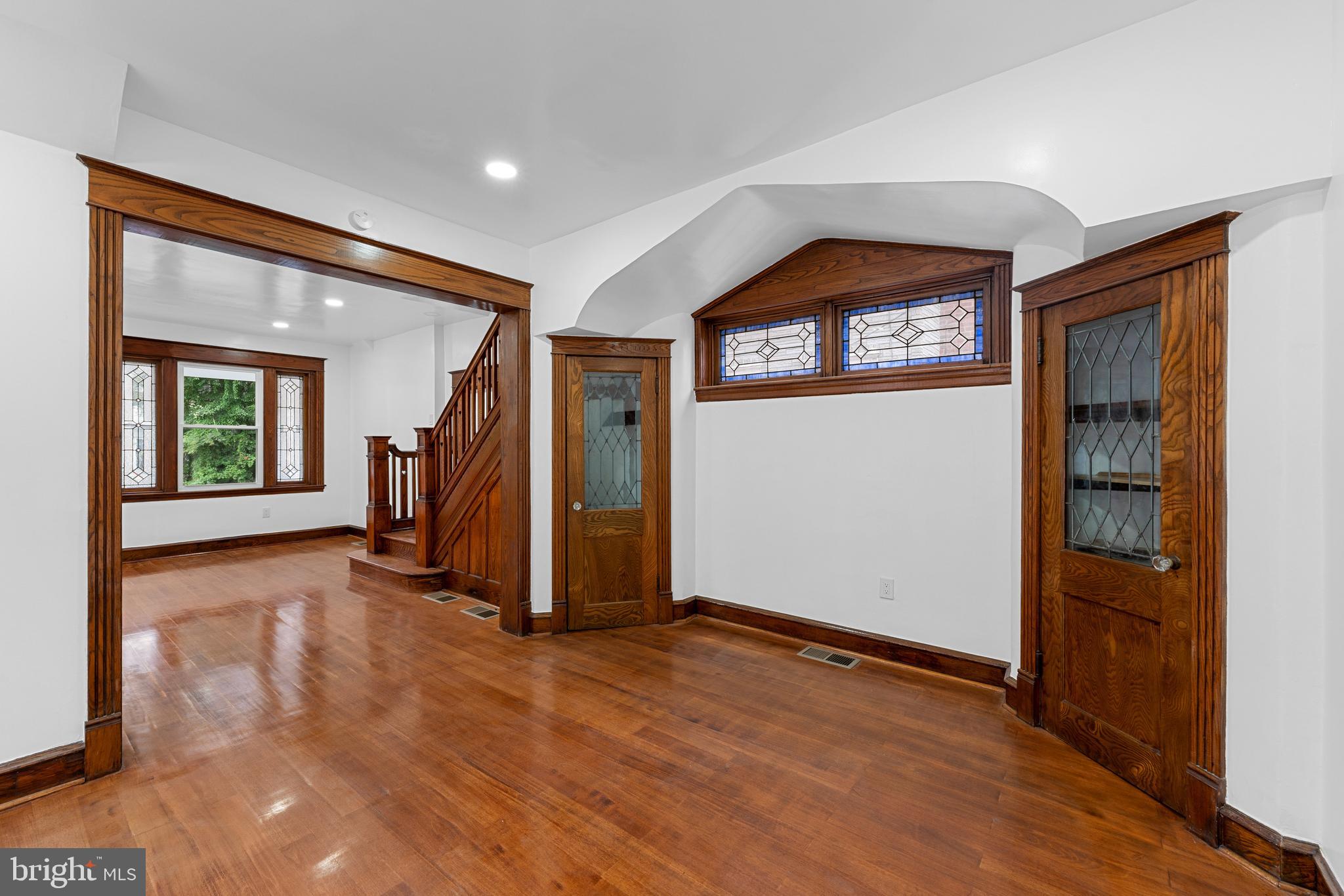 407 Sanger Street Philadelphia, PA 19120 - Photo 16 of 47 a view of a livingroom with a staircase