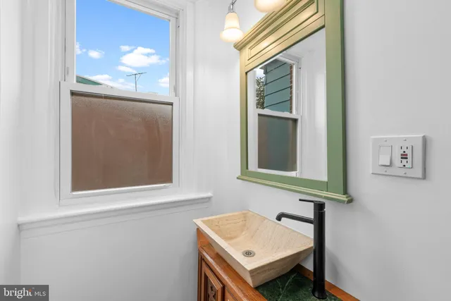 a view of small space with wooden floor