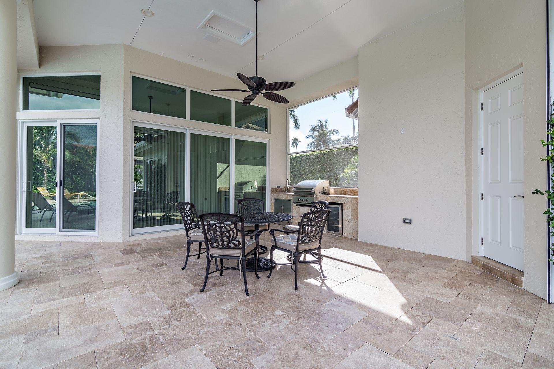 3376 Barrow Island Road Jupiter, FL 33477 - Photo 31 of 48 a view of a dining room with furniture window and outside view