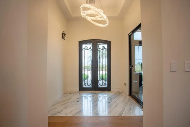 a view of outdoor space with barbecue grill and backyard