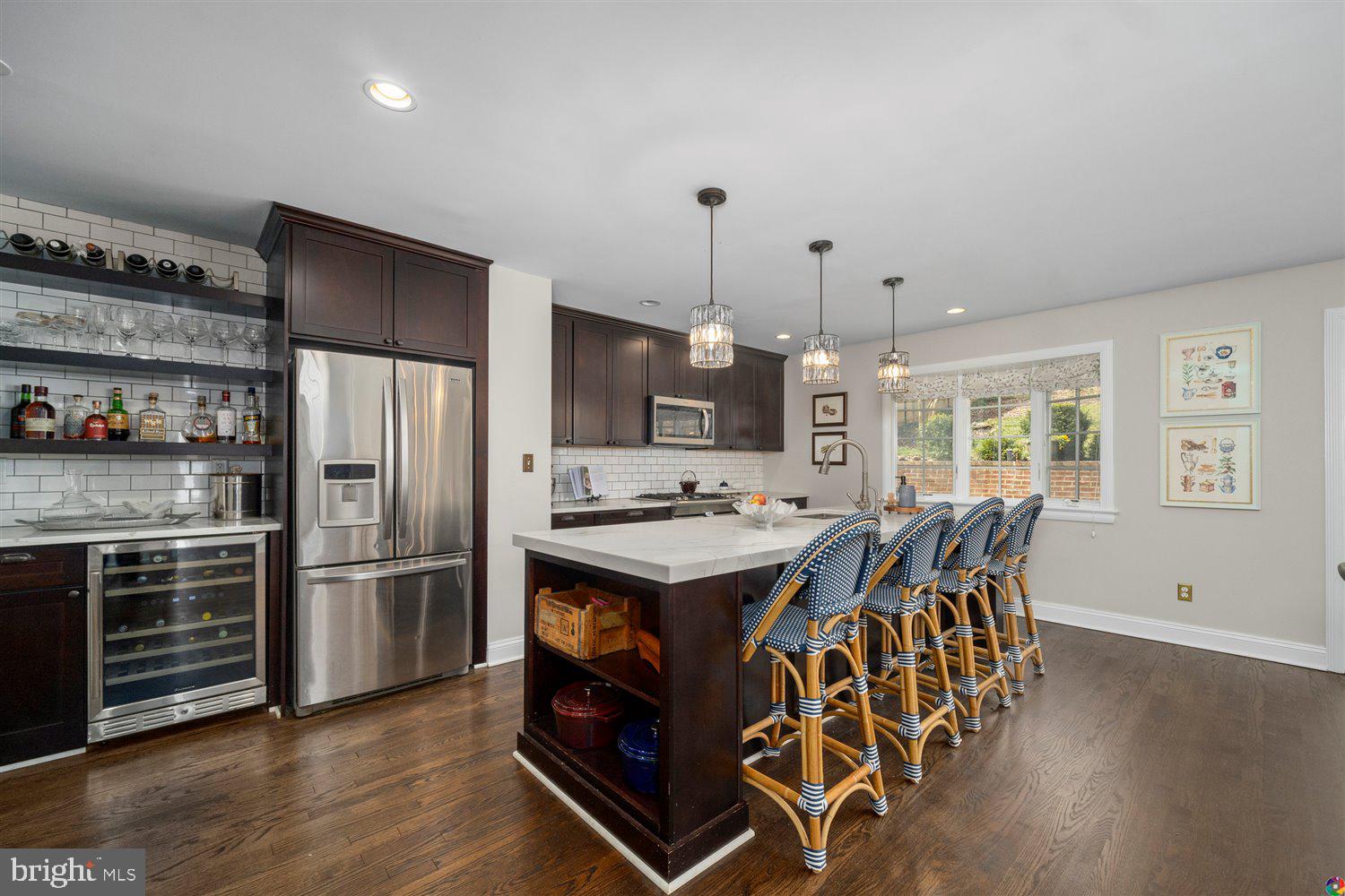 3008 Russell Road Alexandria, VA 22305 - Photo 22 of 56 Island that accommodates 4 bar stools