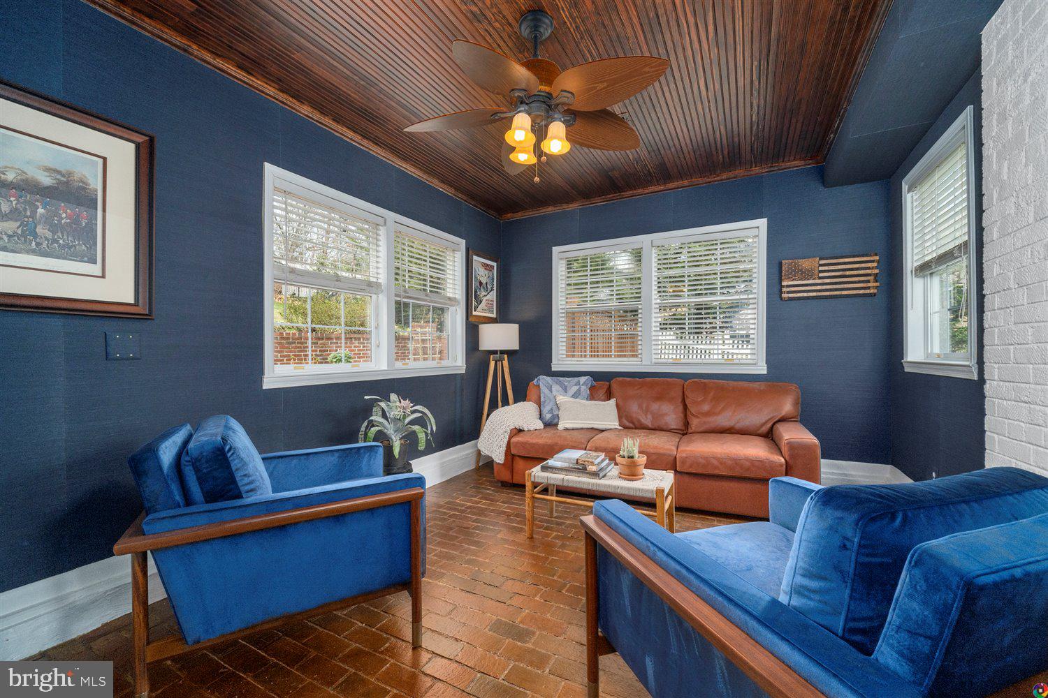 3008 Russell Road Alexandria, VA 22305 - Photo 8 of 56 Remodeled den that looks out on patio