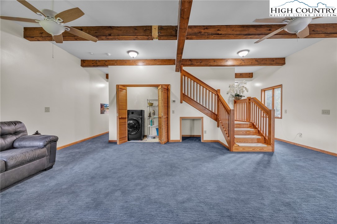 255 Clear View Ridge Crumpler, NC 28617 - Photo 22 of 42 a view of an empty room with stairs