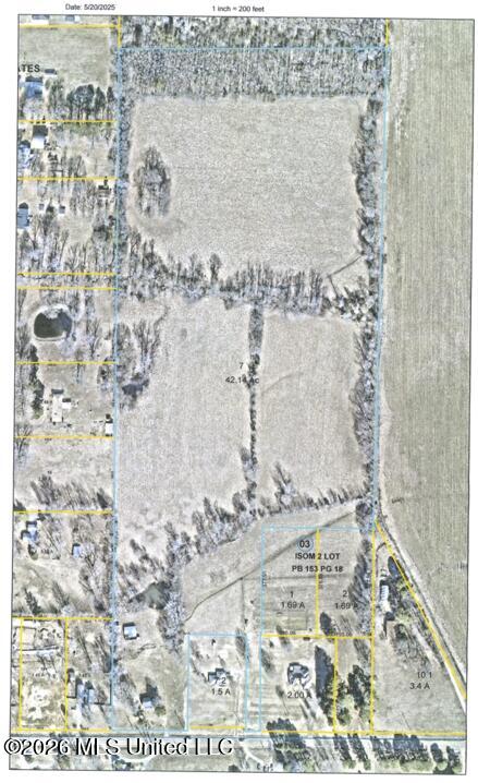5376 Byhalia Road Hernando, MS 38632 - Photo 10 of 41 img_aerial_acreage_map-2 (dragged)