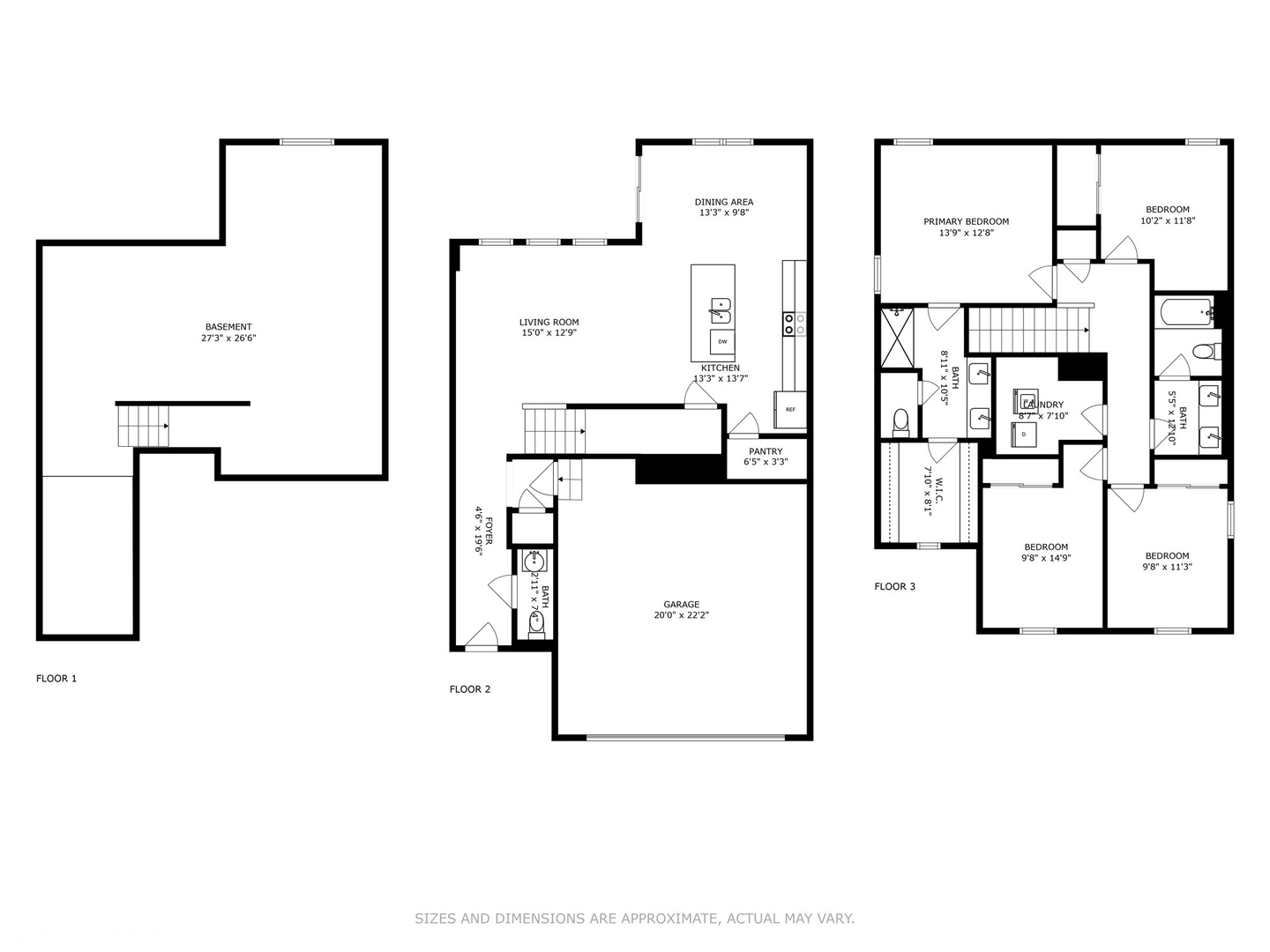 411 Stockton Drive Joliet, IL 60421 - Photo 26 of 29 a picture of a floor plan