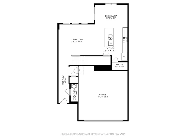 a picture of a bench in a white building