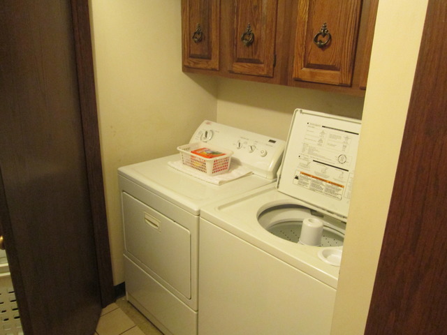 75 Boardwalk Place, Unit 101 Park Ridge, IL 60068 - Photo 13 of 16 a utility room with dryer and washer