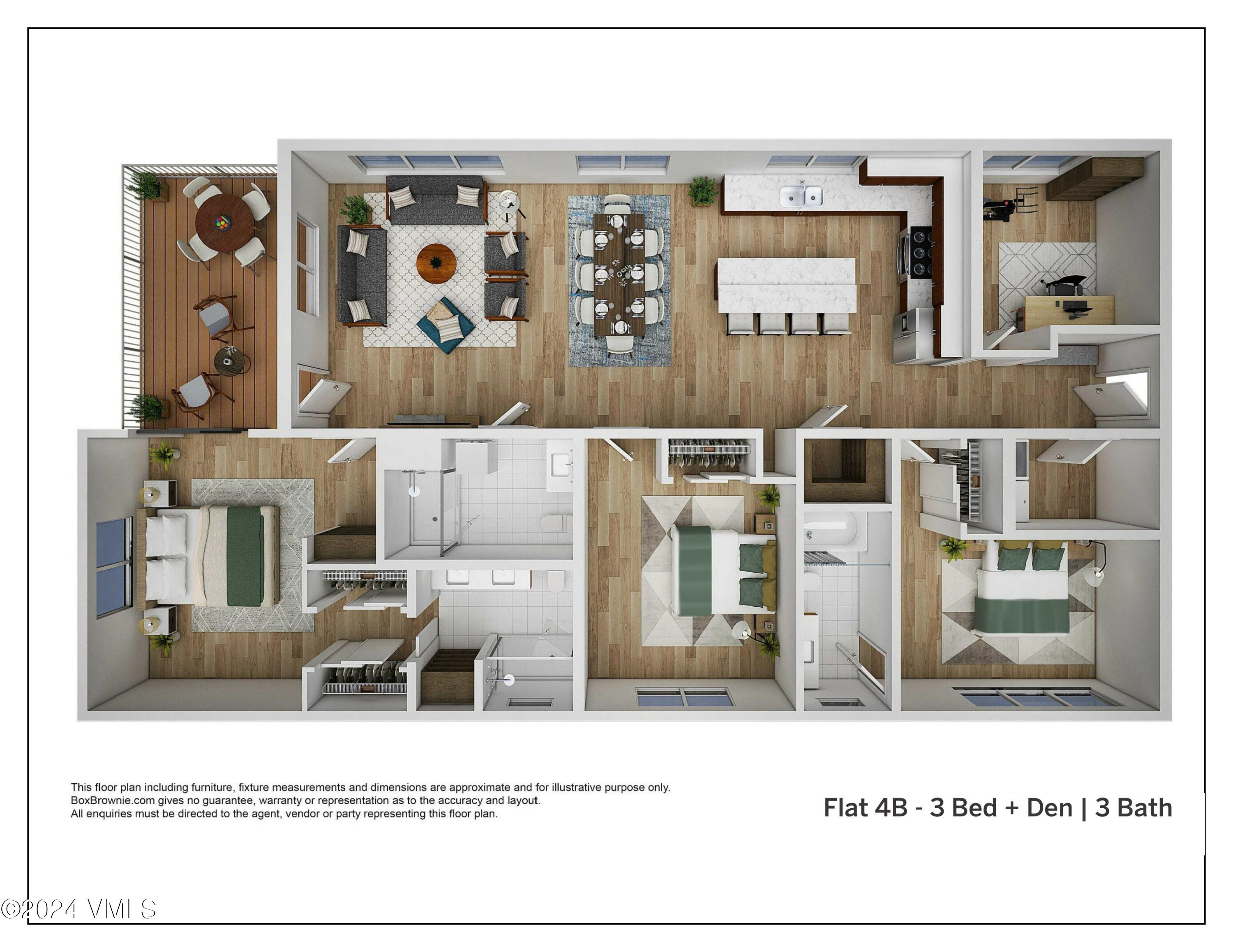36 Abby Road, Unit 4B Minturn, CO 81645 - Photo 7 of 7 Floor Plan 4B