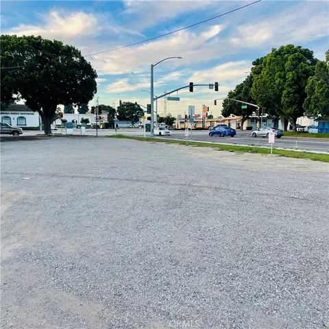 a view of a street with houses