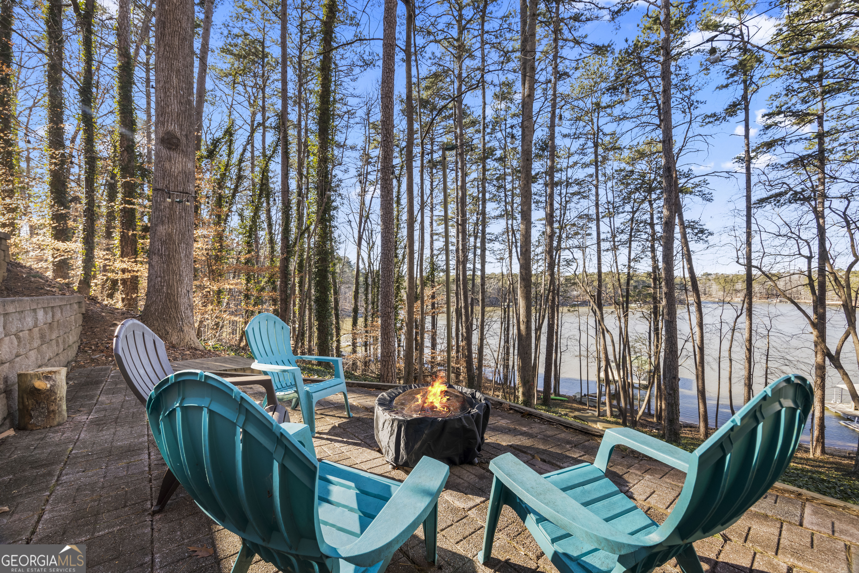 59 Waters Edge Extension Martin, GA 30557 - Photo 45 of 48 a view of two chairs in the patio