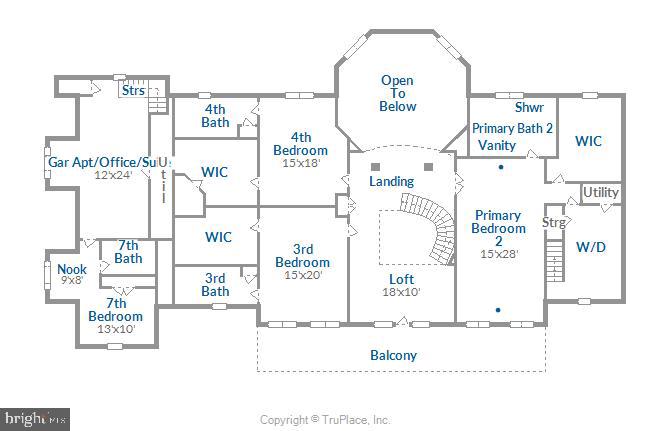 40887 Robin Circle Leesburg, VA 20175 - Photo 98 of 100 Upper level floor plan