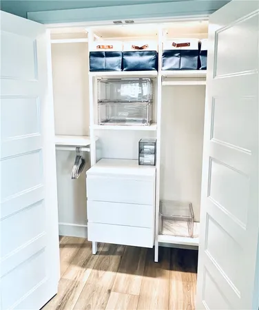 a room with storage and utility