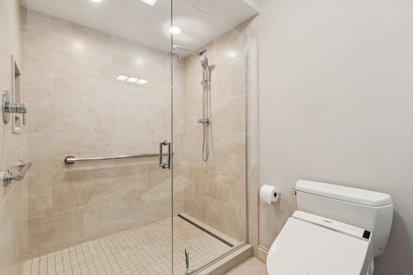 1212 North Lake Shore Drive, Unit 10CS Chicago, IL 60610 - Photo 31 of 65 a bathroom with a shower and toilet