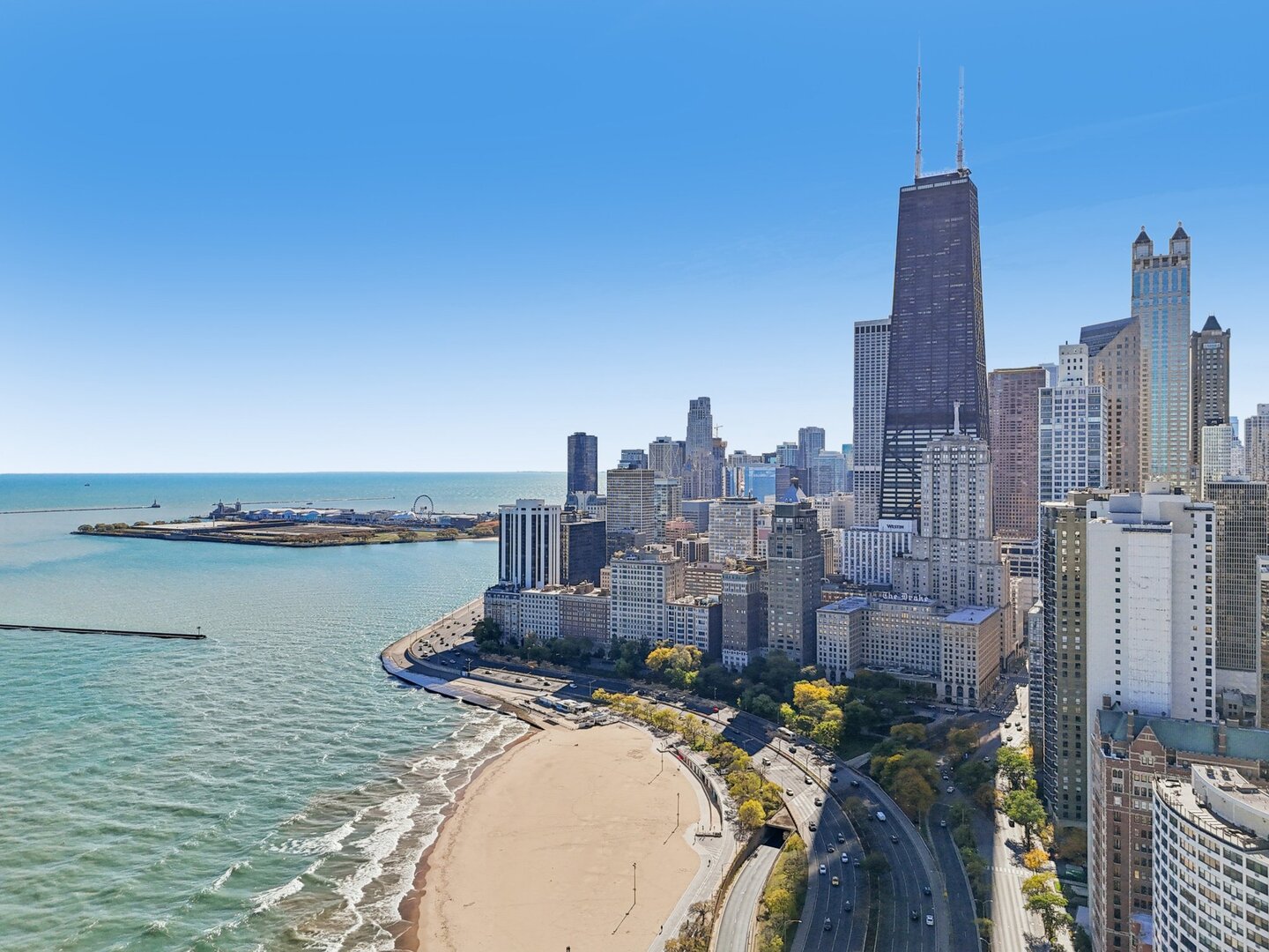 1212 North Lake Shore Drive, Unit 10CS Chicago, IL 60610 - Photo 50 of 65 a view of a city with ocean
