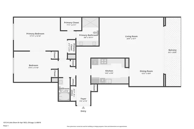 $799,000 | 1212 North Lake Shore Drive, Unit 10CS, Chicago, IL 60610