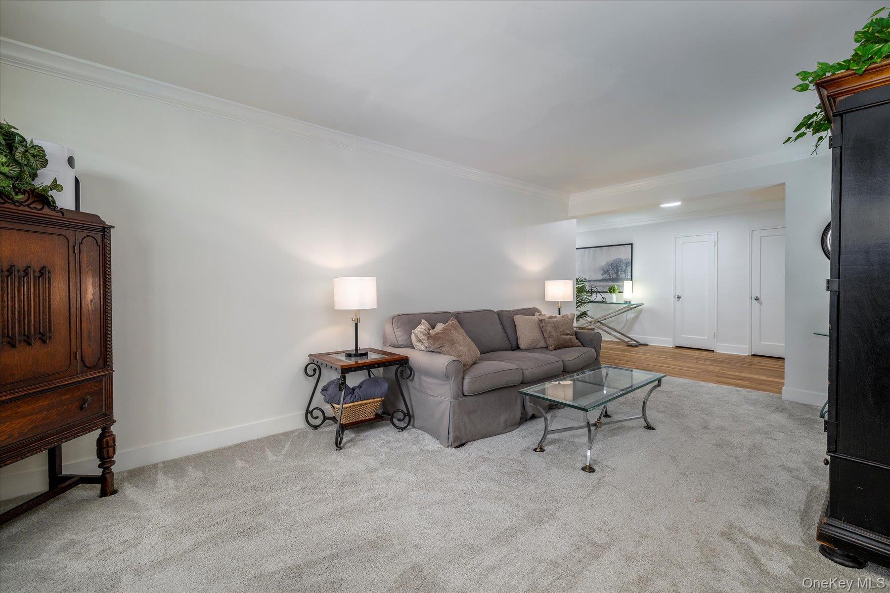 194 Smith Street, Unit 1K Freeport, NY 11520 - Photo 9 of 18 a living room with furniture and a flat screen tv