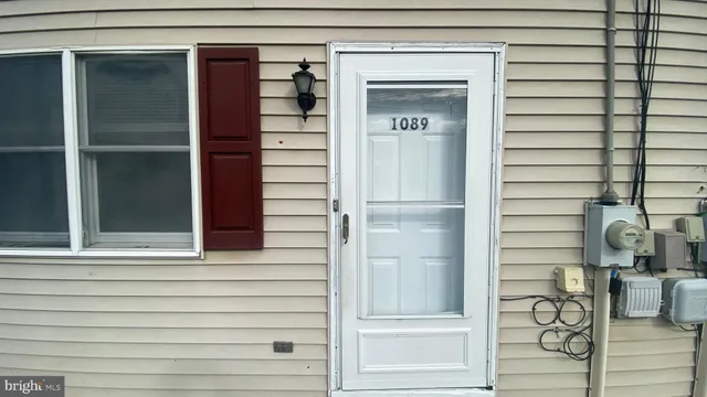 a view of front door