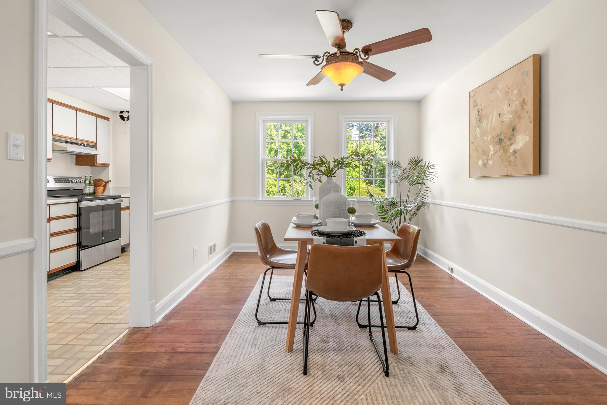 1644 Thetford Road Towson, MD 21286 - Photo 12 of 40 a dining room with furniture and a window