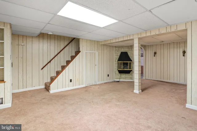 a view of livingroom with walk in closet
