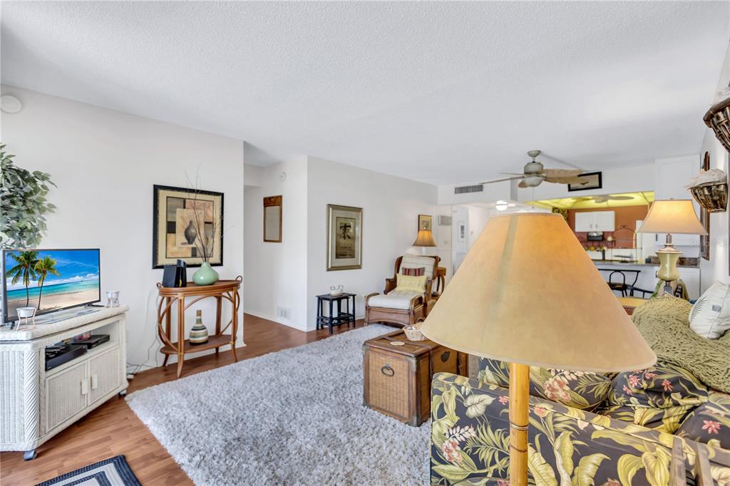 12300 Vonn Road, Unit 1102 Largo, FL 33774 - Photo 14 of 45 a living room with furniture and a flat screen tv