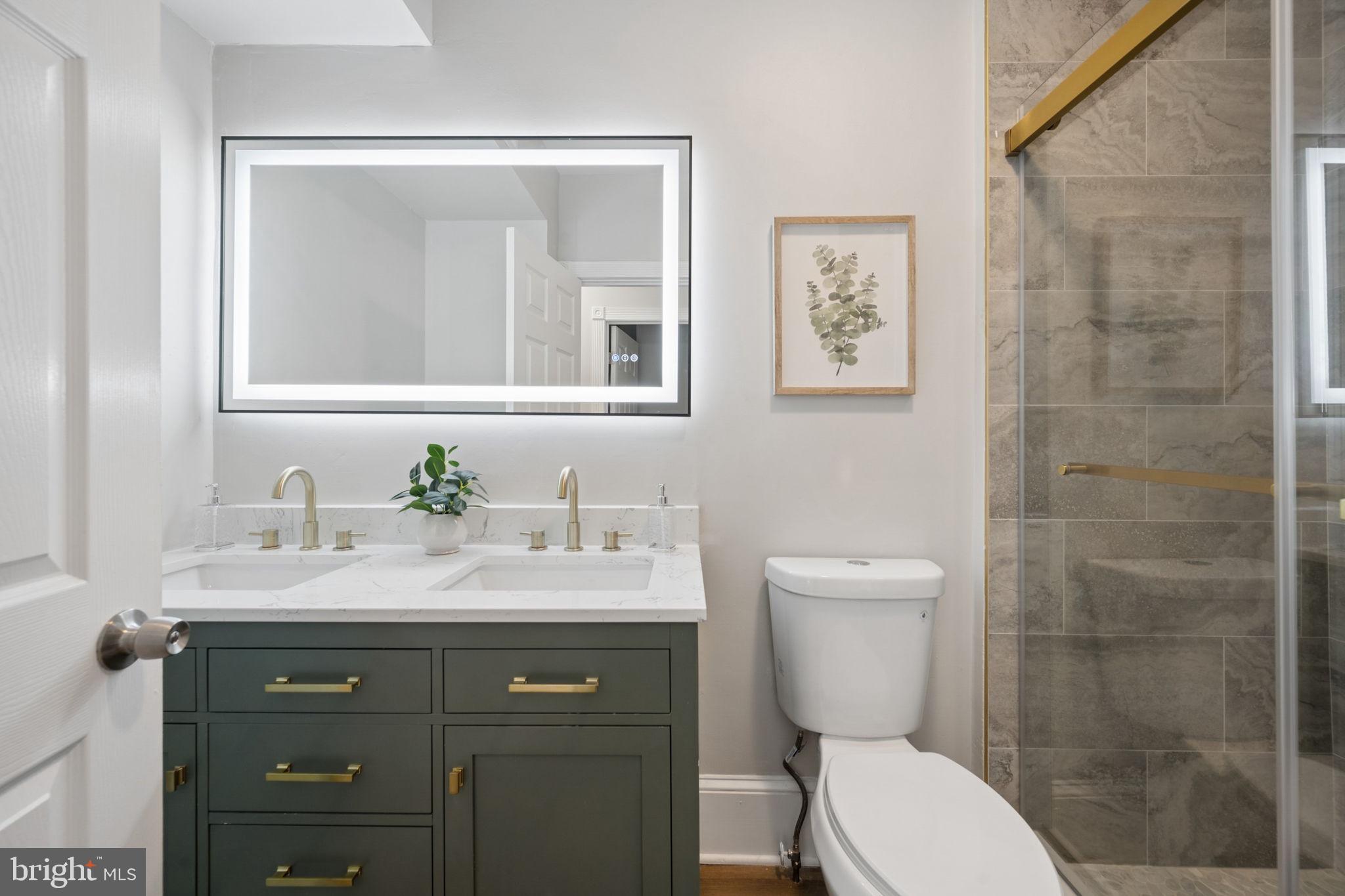 1108 South Clinton Street Baltimore, MD 21224 - Photo 31 of 66 Elegant bathroom with modern finishes.