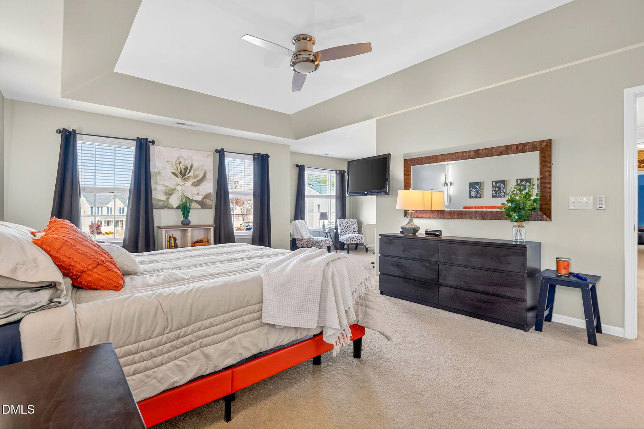 708 Quiet Walk Circle Rolesville, NC 27571 - Photo 23 of 56 a bedroom with furniture and window