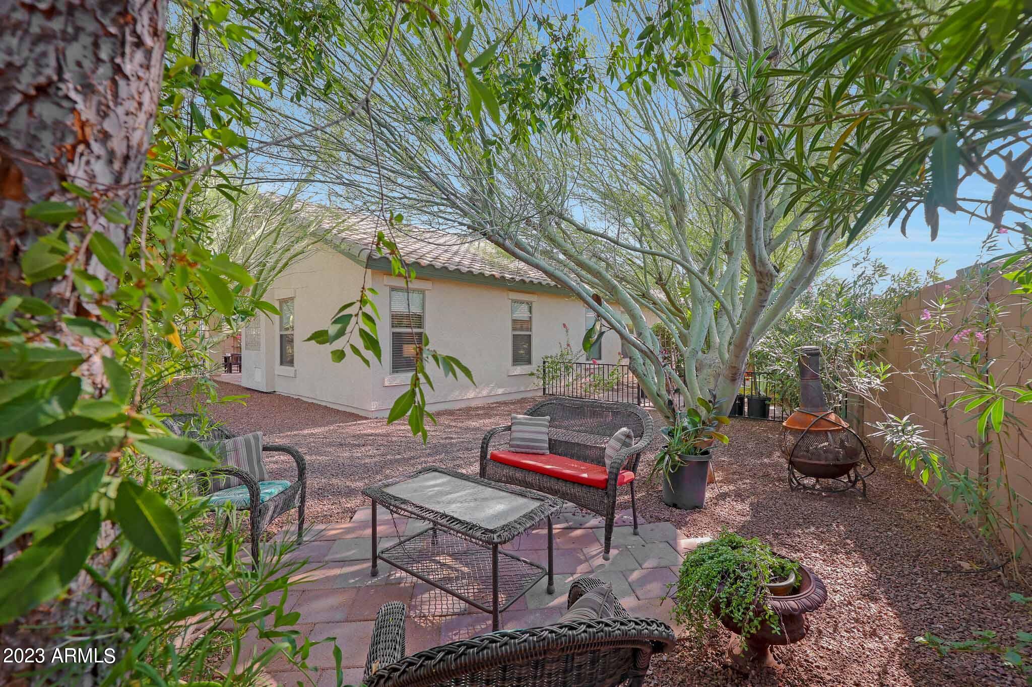 2828 East Jj Ranch Road Phoenix, AZ 85024 - Photo 27 of 29 Back yard sitting area