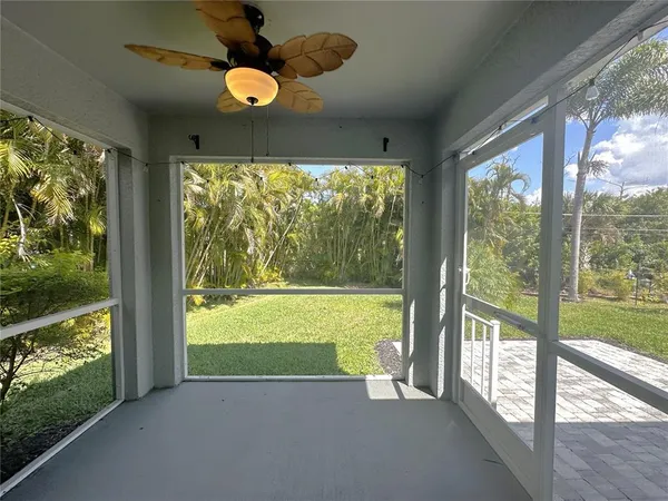a view of a room and window