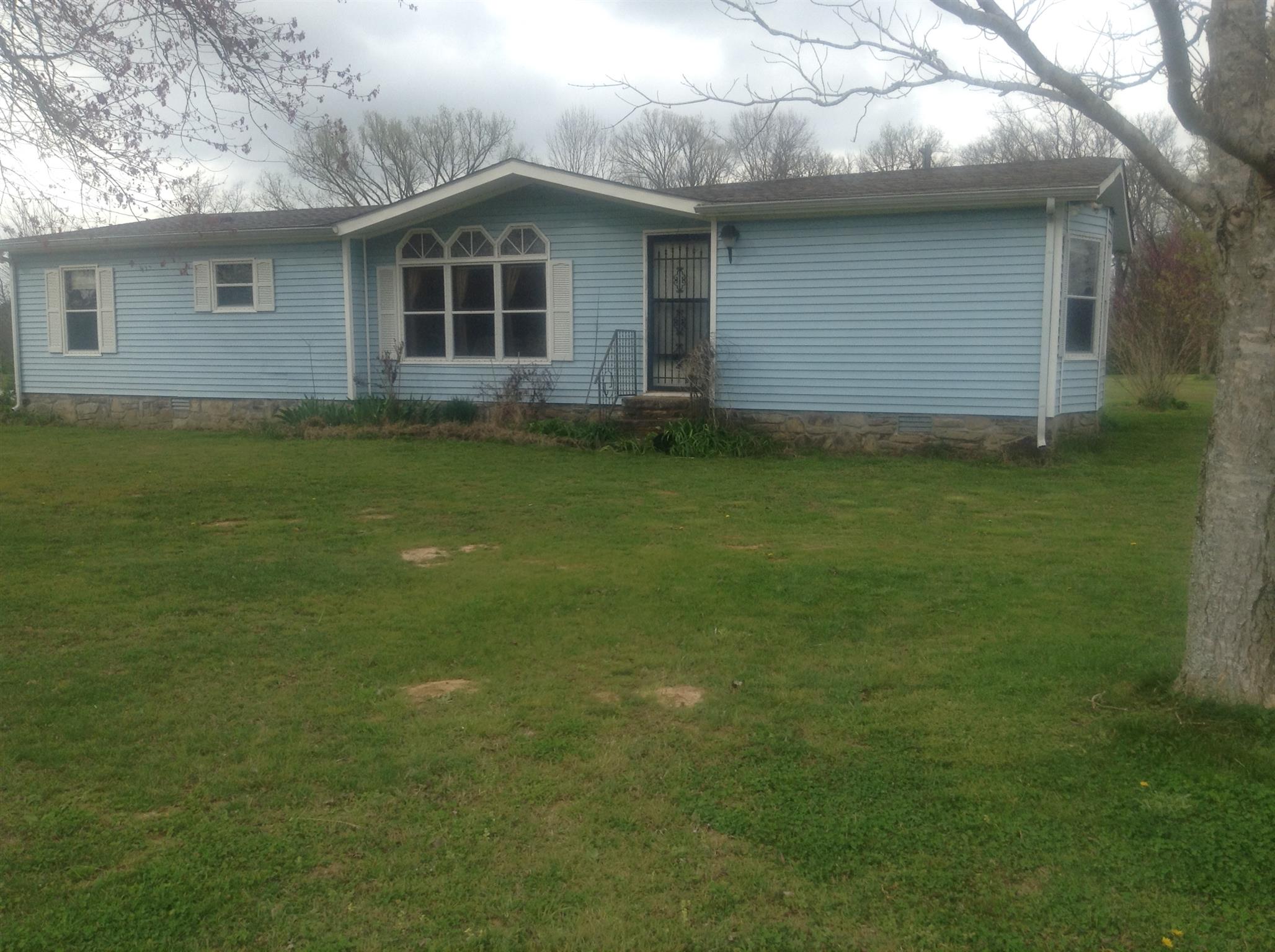 Front view of home.  