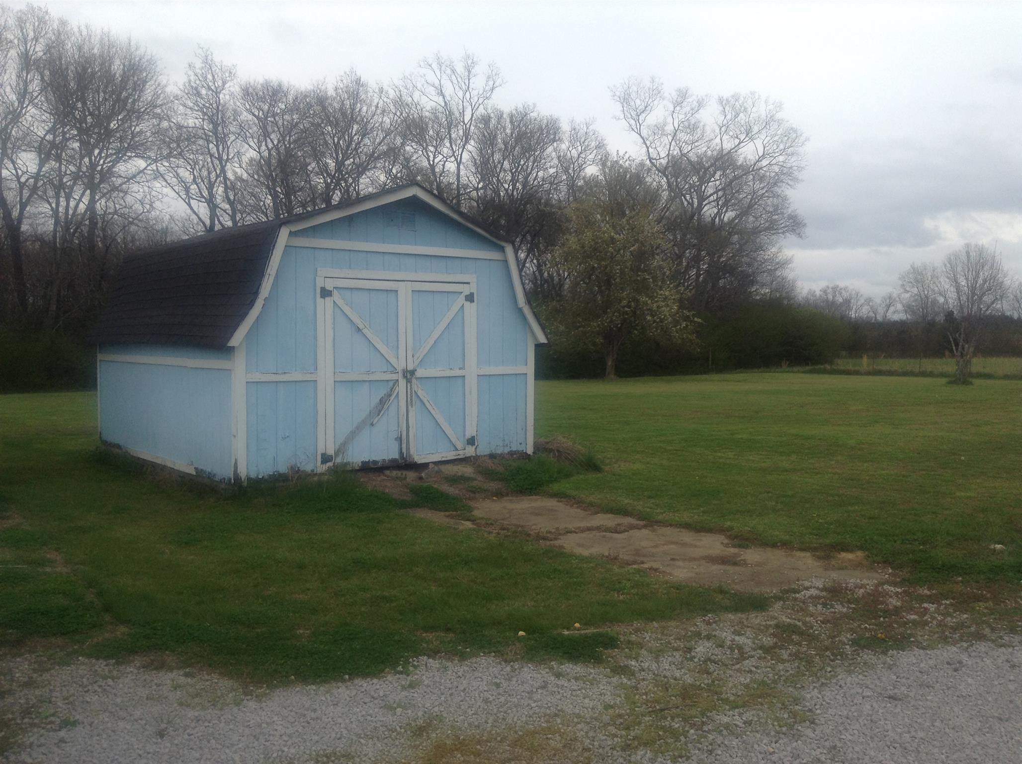 Storage building stays.