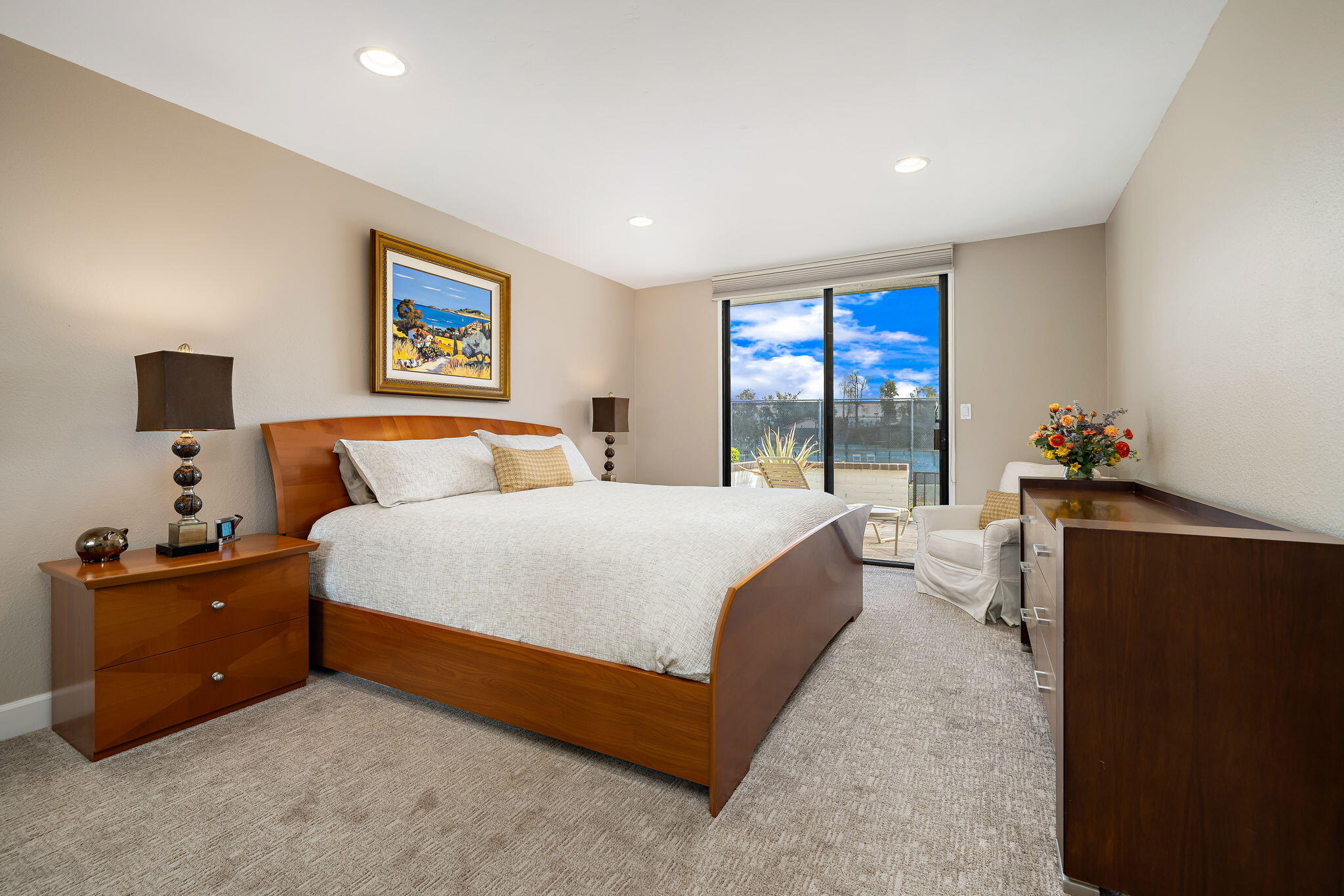 21 Toledo Drive Rancho Mirage, CA 92270 - Photo 17 of 35 a bed room with a bed and a tv