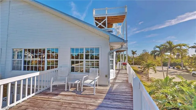 a view of a house with wooden floor