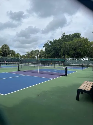 a view of a tennis court